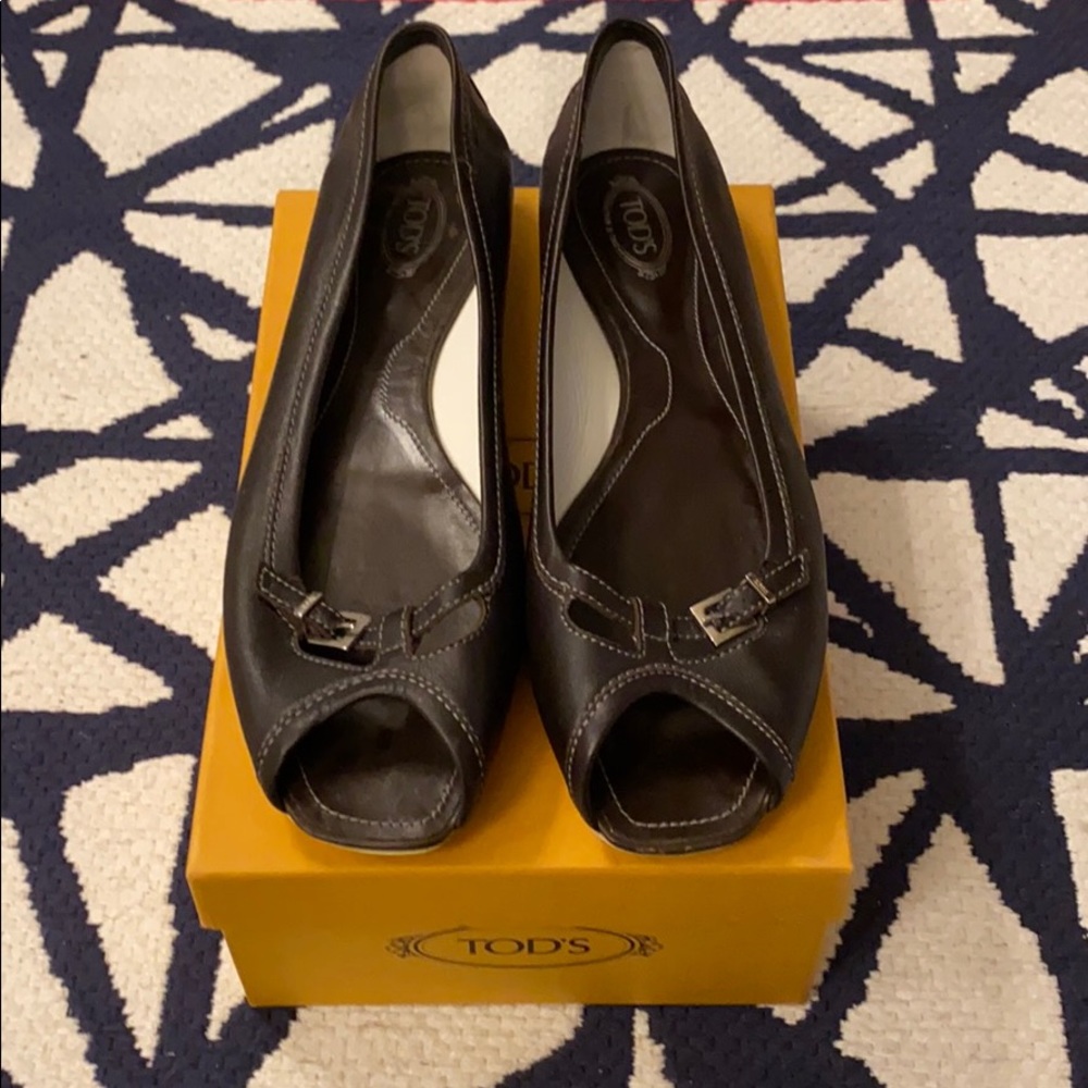 Tod’s Open Toe Driving Shoe